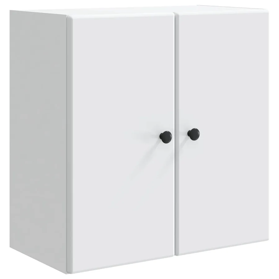 Armoire Murale Blanc 59 x 31 x 60 cm Bois d'ingénierie - 2