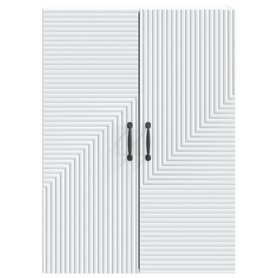 Armoire Murale Blanc 66 x 34,5 x 90 cm Bois d'ingénierie - 4