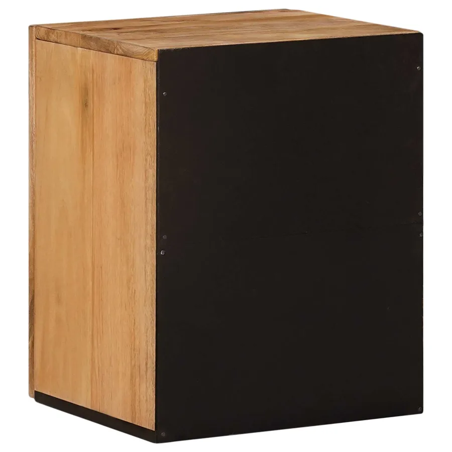 Cabinet de Salle de Bain Suspendu Naturel 38 x 33 x 48 cm - 4