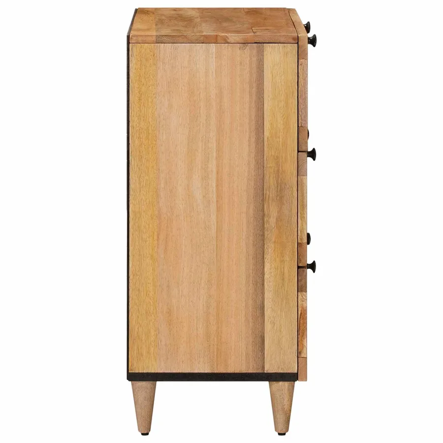 Buffet Naturel 60 x 33 x 75 cm Bois de mangue massif - 4