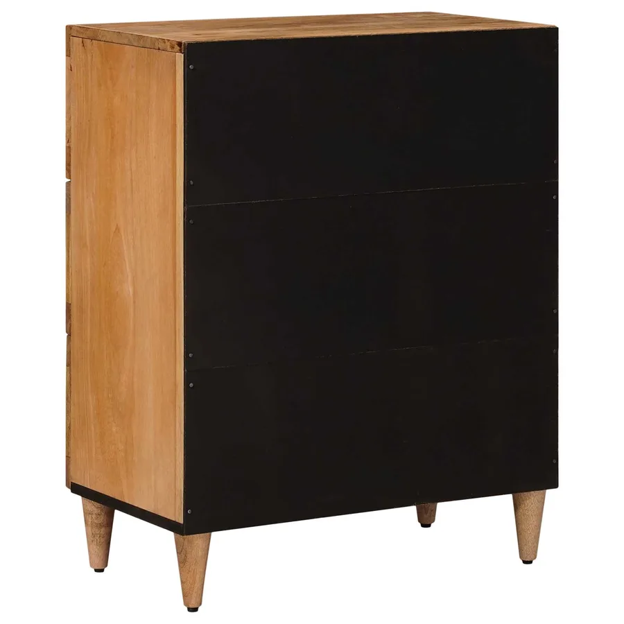 Buffet Naturel 60 x 33 x 75 cm Bois de mangue massif - 5