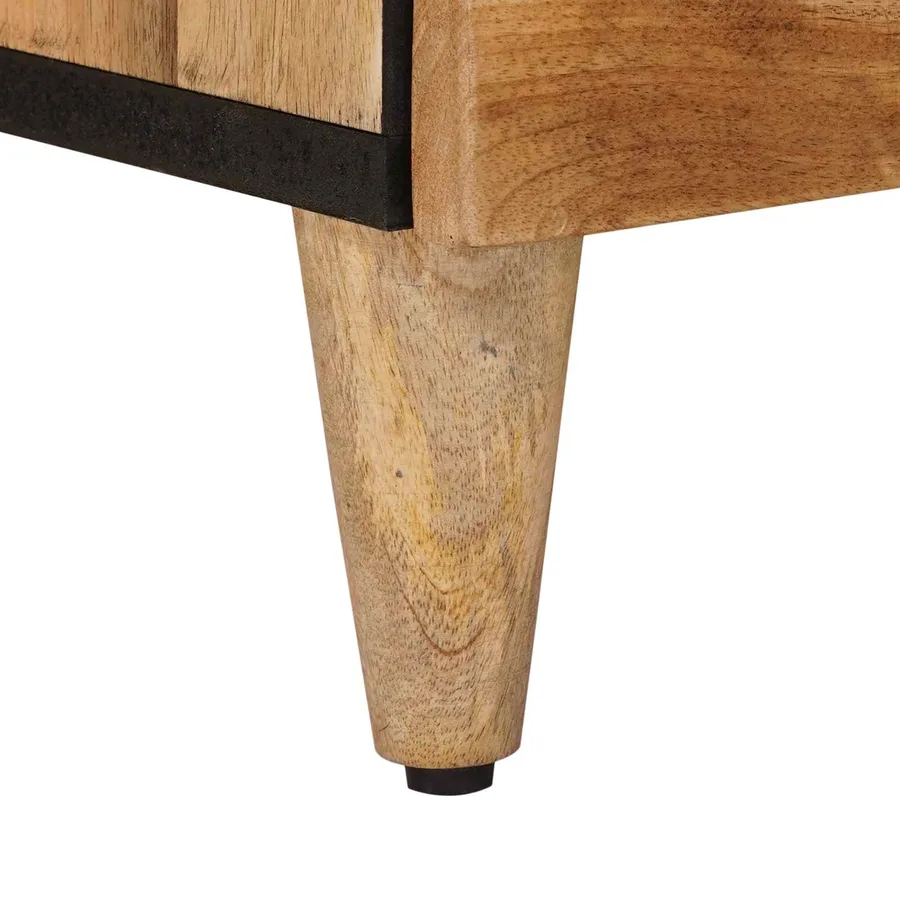 Buffet Naturel 60 x 33 x 75 cm Bois de mangue massif - 8