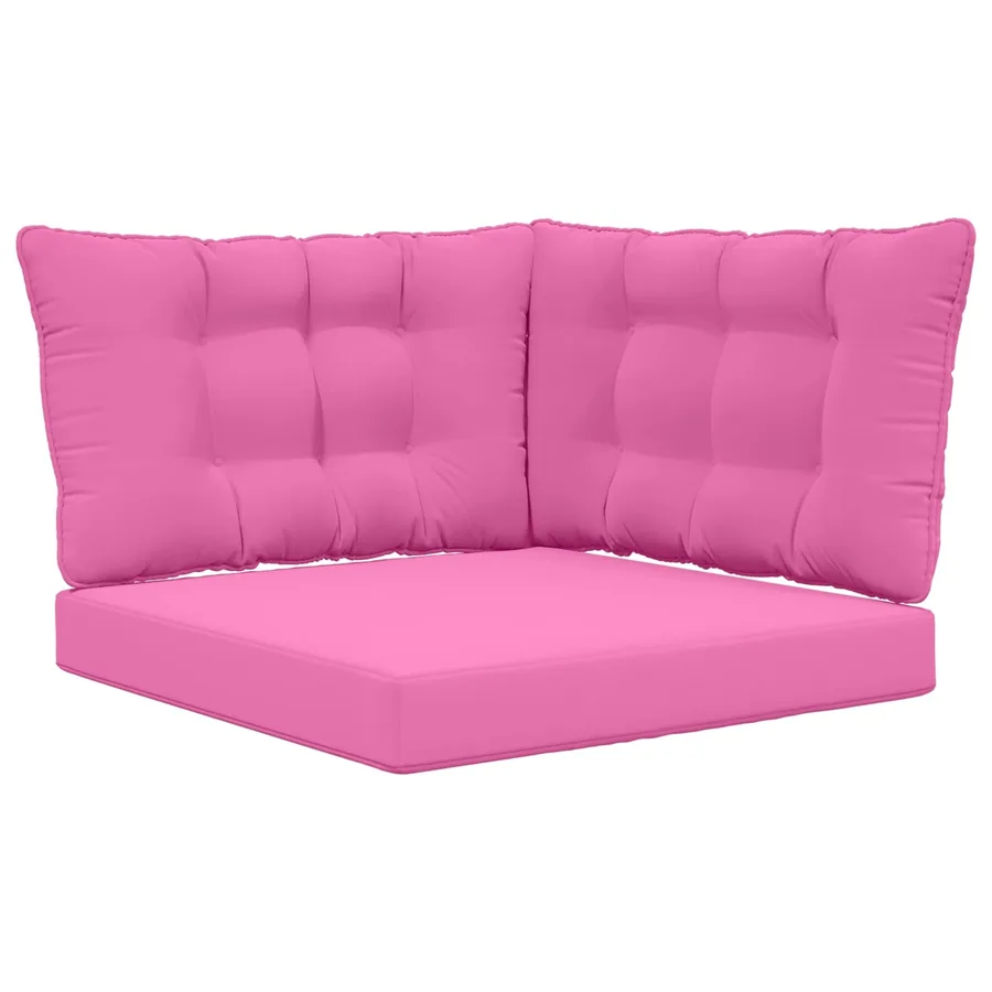 Coussin de canapé d'extérieur Polyester Rose 80 x 43 x 10 cm - 2