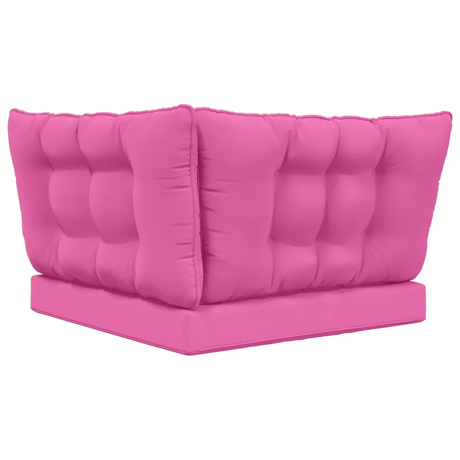 Coussin de canapé d'extérieur Polyester Rose 80 x 43 x 10 cm - 7