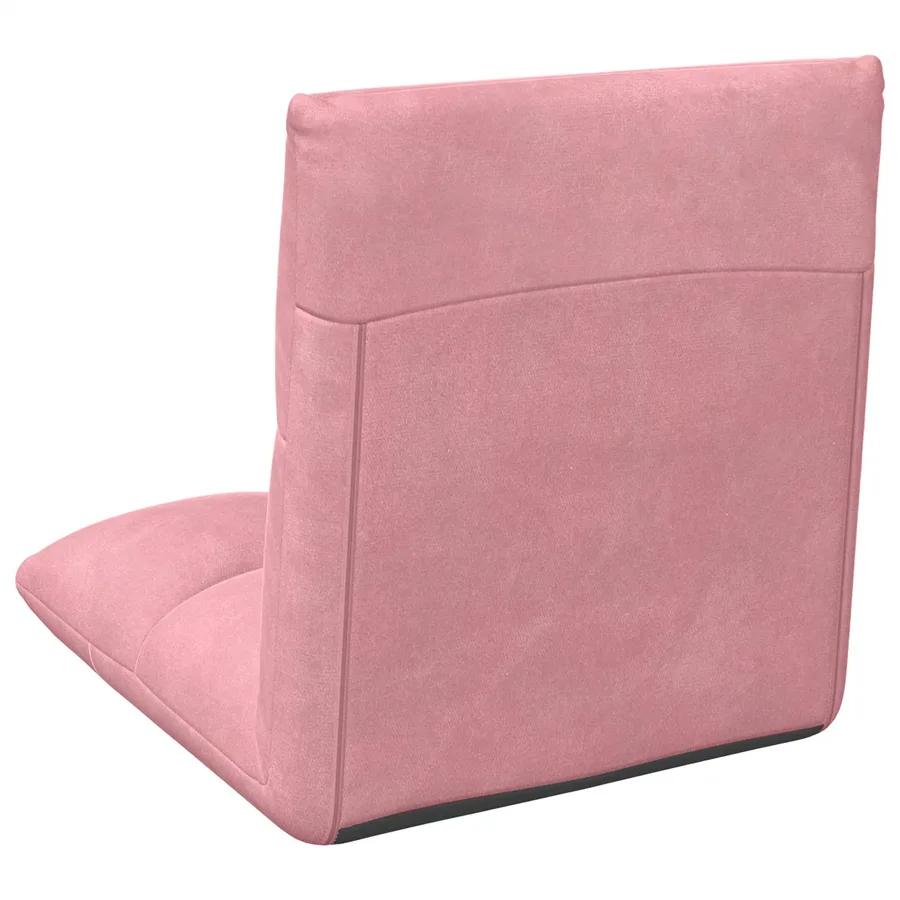 Fauteuil de sol ajustable Rose Velours - 6
