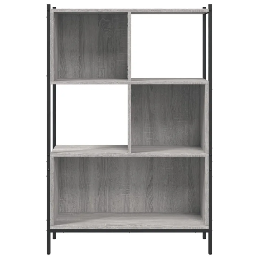 Bibliothèque sonoma gris 72x28x109 cm bois d'ingénierie - 5