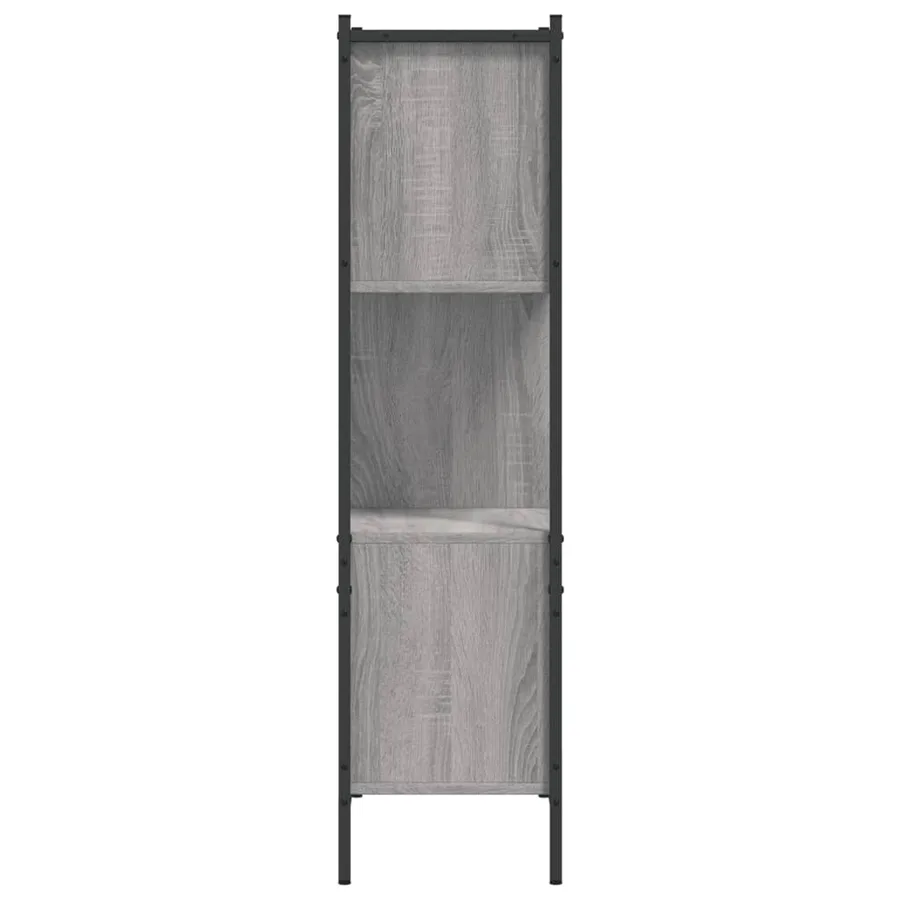 Bibliothèque sonoma gris 72x28x109 cm bois d'ingénierie - 6