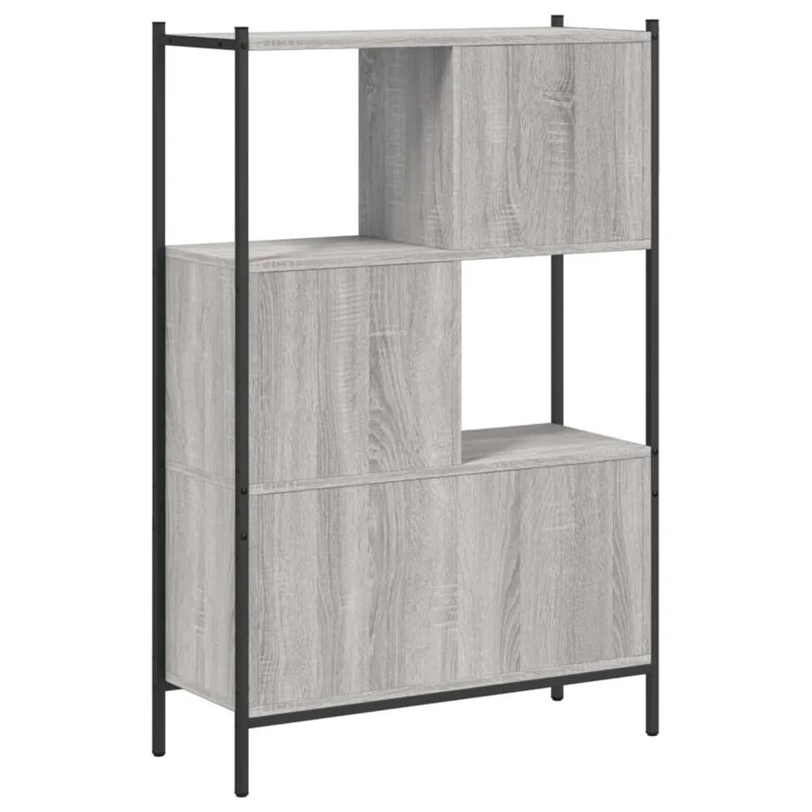 Bibliothèque sonoma gris 72x28x109 cm bois d'ingénierie - 7