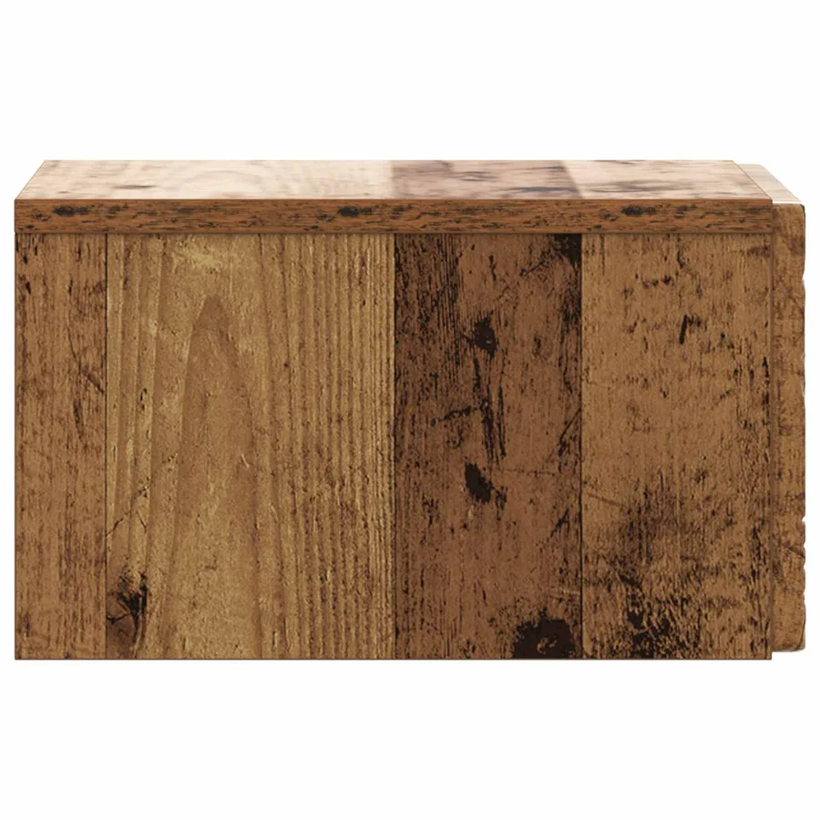Cabinet de chevet mural Bois ancien 49 x 34,5 x 20 cm - 5