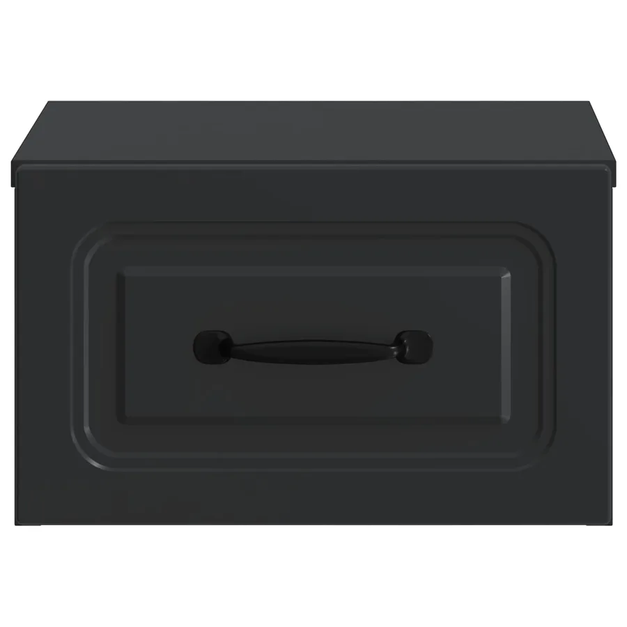 Cabinet de chevet mural 2 pcs Noir 34,5 x 33 x 20 cm - 7