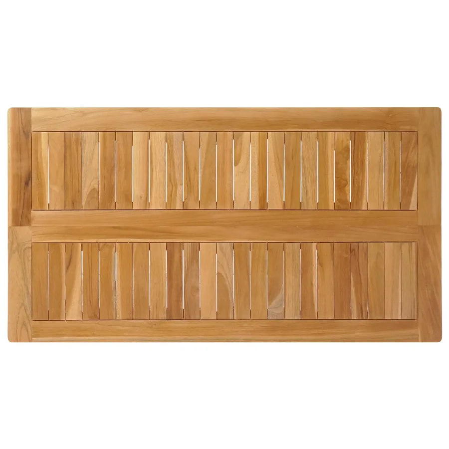 Table de bar Naturel 110 x 60 x 105 cm Teck Massif - 5