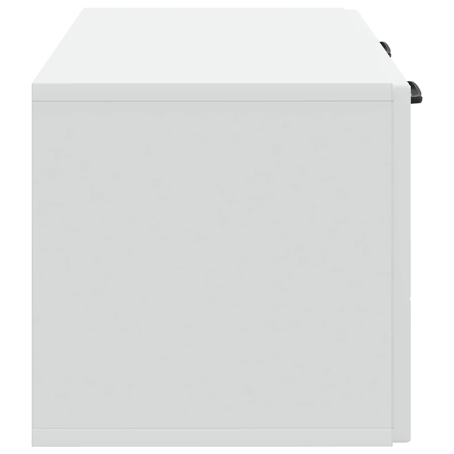 Meuble TV mural Blanc 59,5 x 31 x 30 cm Bois d'ingénierie - 7