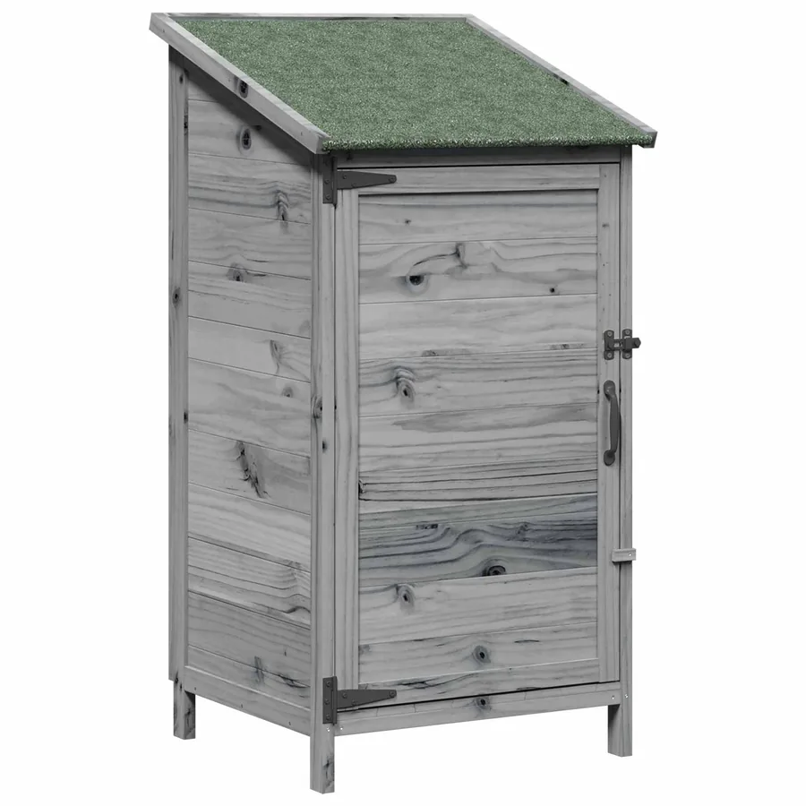 Abri de jardin Gris 59 x 56 x 113,5 cm Bois de Sapin Massif - 2