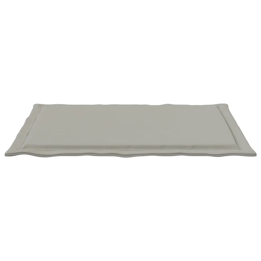 Coussins de siège 2 pcs Gris clair 47 x 36 x 2 cm Polyester - 7