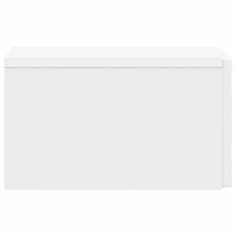 Cabinet de chevet mural Blanc 49 x 34,5 x 20 cm - 5