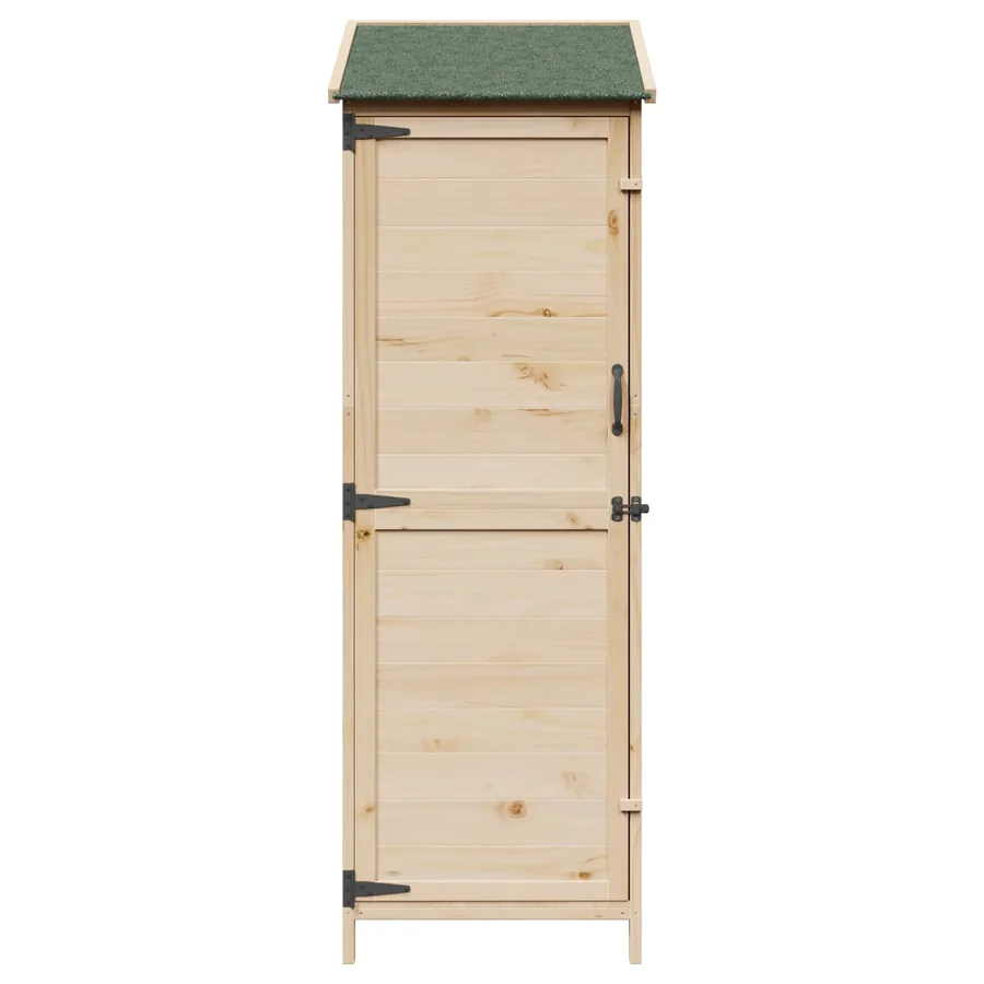 Abri de jardin avec toit Naturel 59,5 x 56 x 176,5 cm - 4