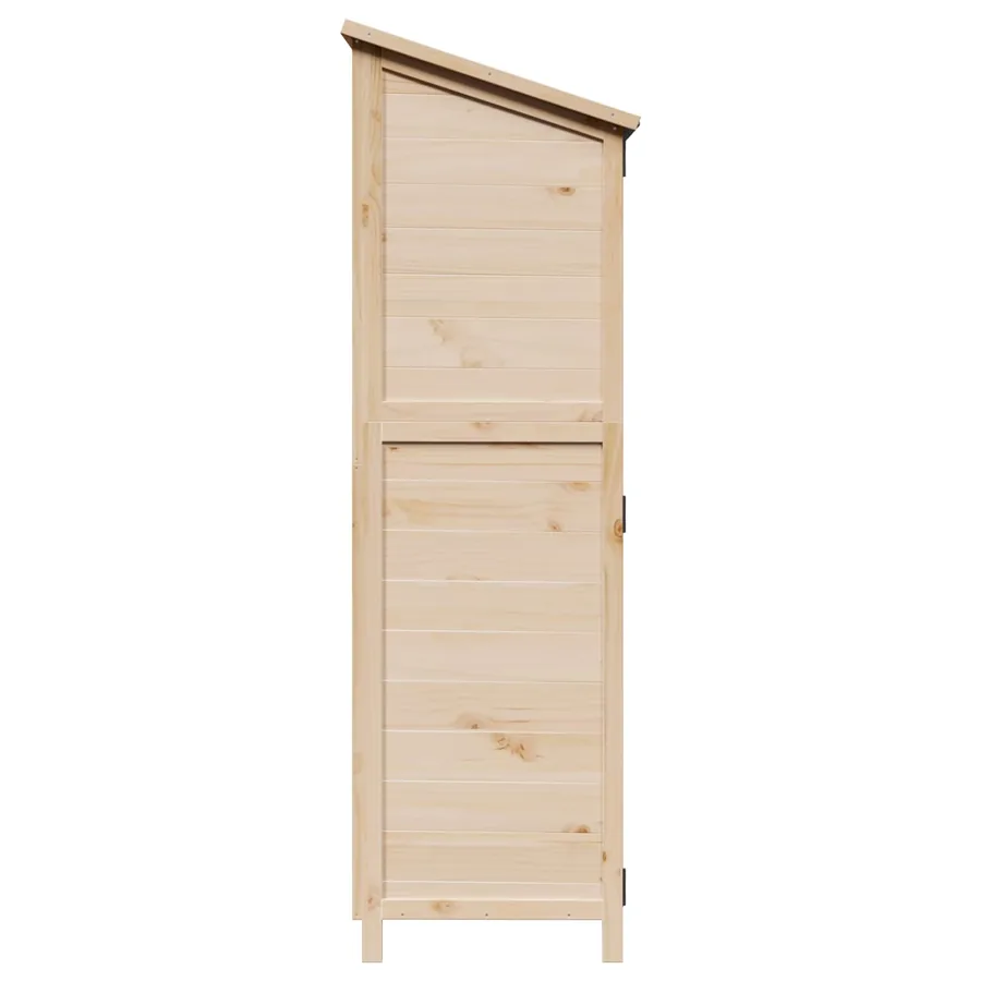 Abri de jardin avec toit Naturel 59,5 x 56 x 176,5 cm - 5