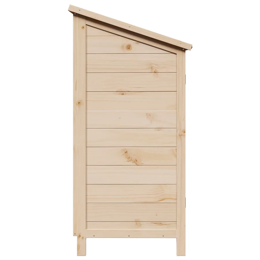 Abri de jardin Naturel 59 x 56 x 113,5 cm Bois de Sapin Massif - 6