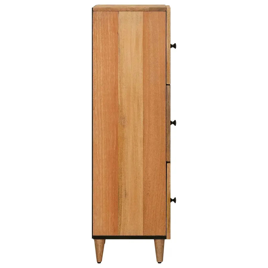 Haut Armoire Naturel 40 x 33 x 110 cm Bois de mangue massif - 4