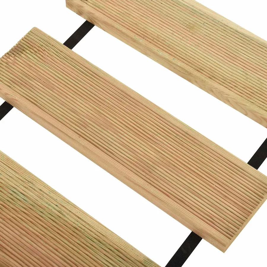 Rouleau de decking Naturel 50 x 300 cm Bois de pin imprégné - 2