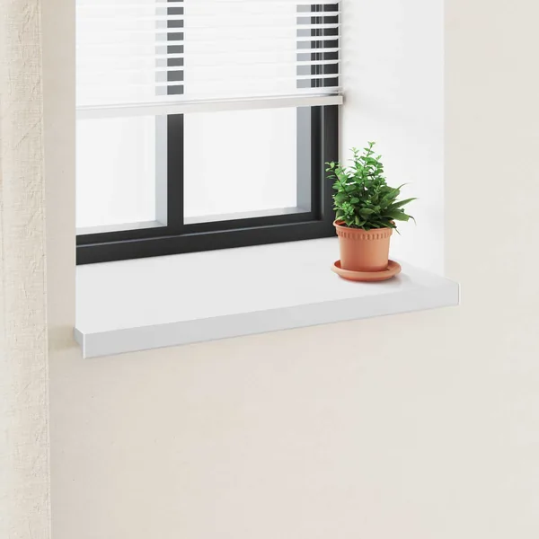 Appui de fenêtre Blanc 100 x 50 x 4,5 cm PVC