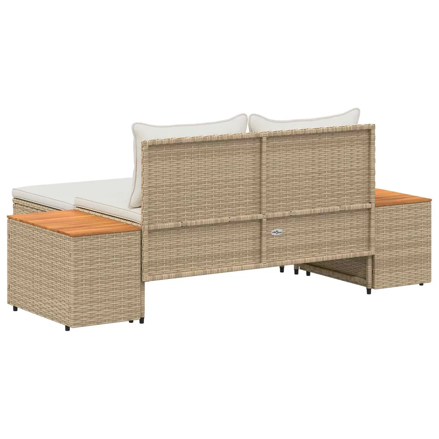 Ensemble de canapés d'extérieur 4 -Seater 4 pcs 55 x 30 x 39 cm - 8