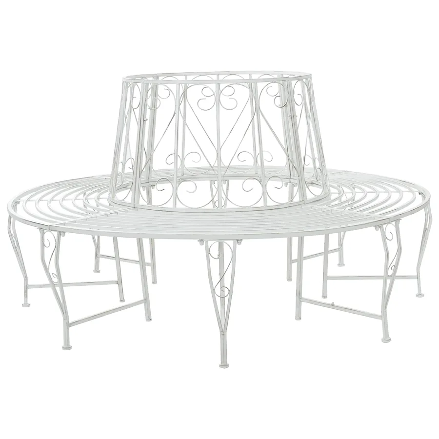 Banc d'Arbre 8-Nombre de places Ø 160 x 89 cm Acier