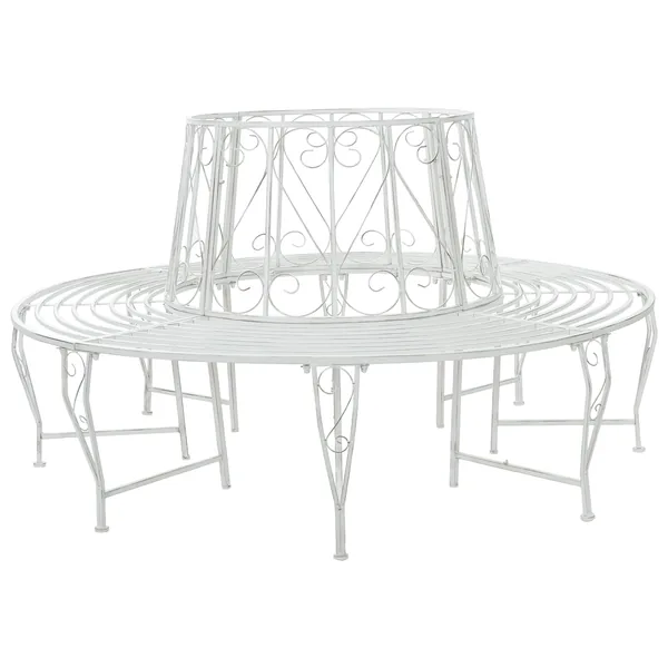 Banc d'Arbre 8-Nombre de places Ø 160 x 89 cm Acier
