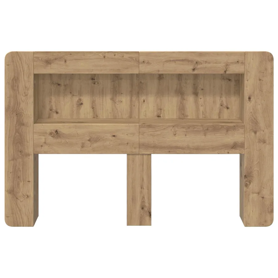 Cabinet de Tête de Lit Chêne artisanal 140 cm Bois d’ingénierie - 5