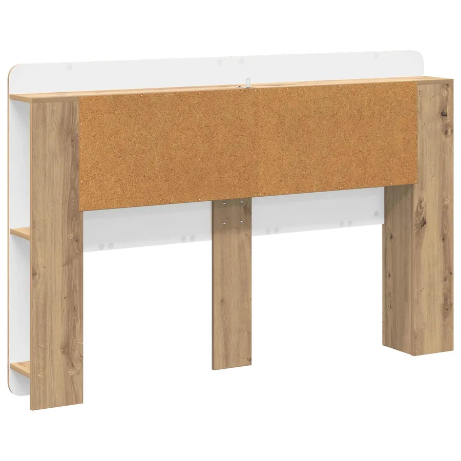 Cabinet de Tête de Lit Chêne artisanal 140 cm Bois d’ingénierie - 7
