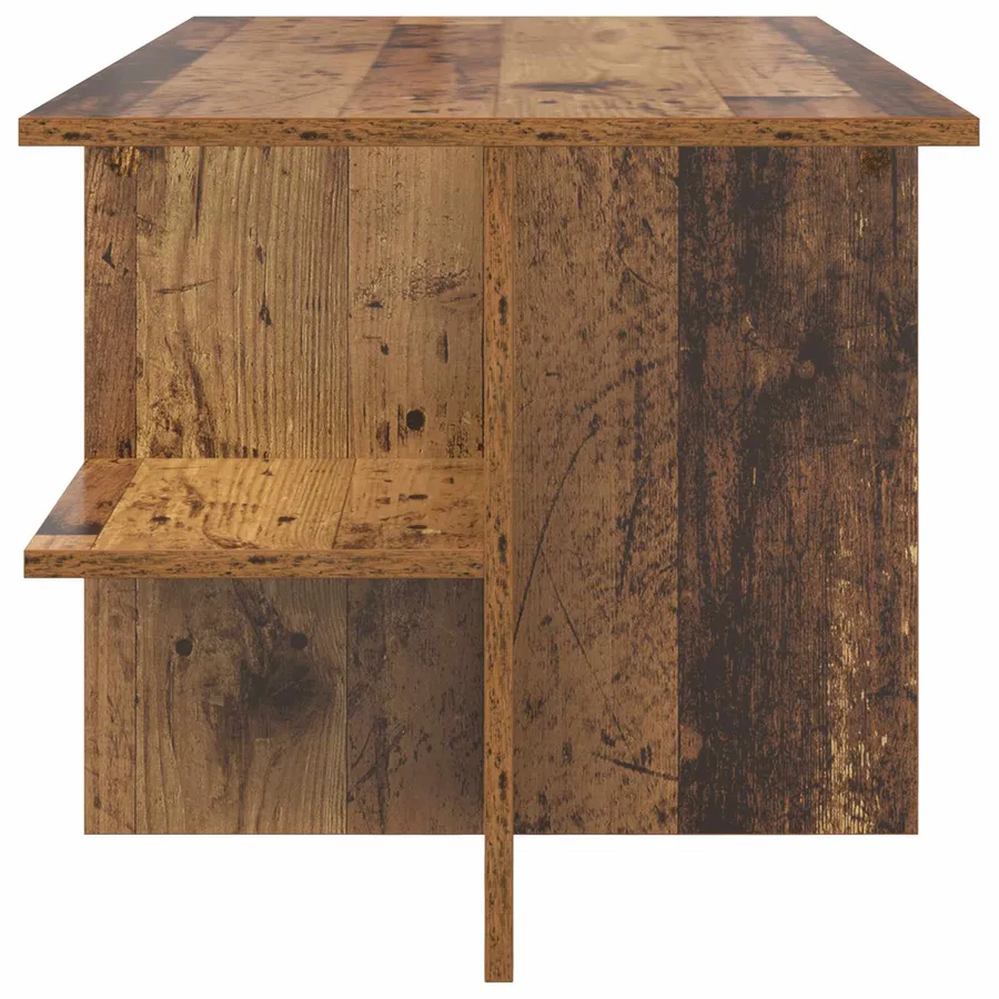 Table basse Bois ancien 87 x 50 x 45 cm Bois d’ingénierie - 6