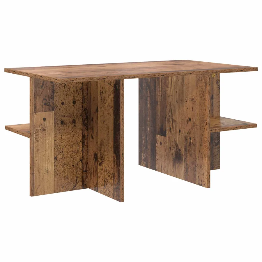 Table basse Bois ancien 87 x 50 x 45 cm Bois d’ingénierie - 7