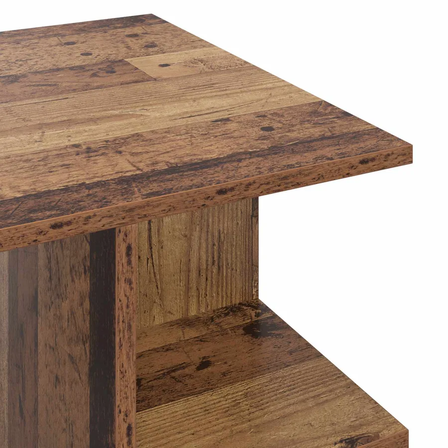 Table basse Bois ancien 87 x 50 x 45 cm Bois d’ingénierie - 8