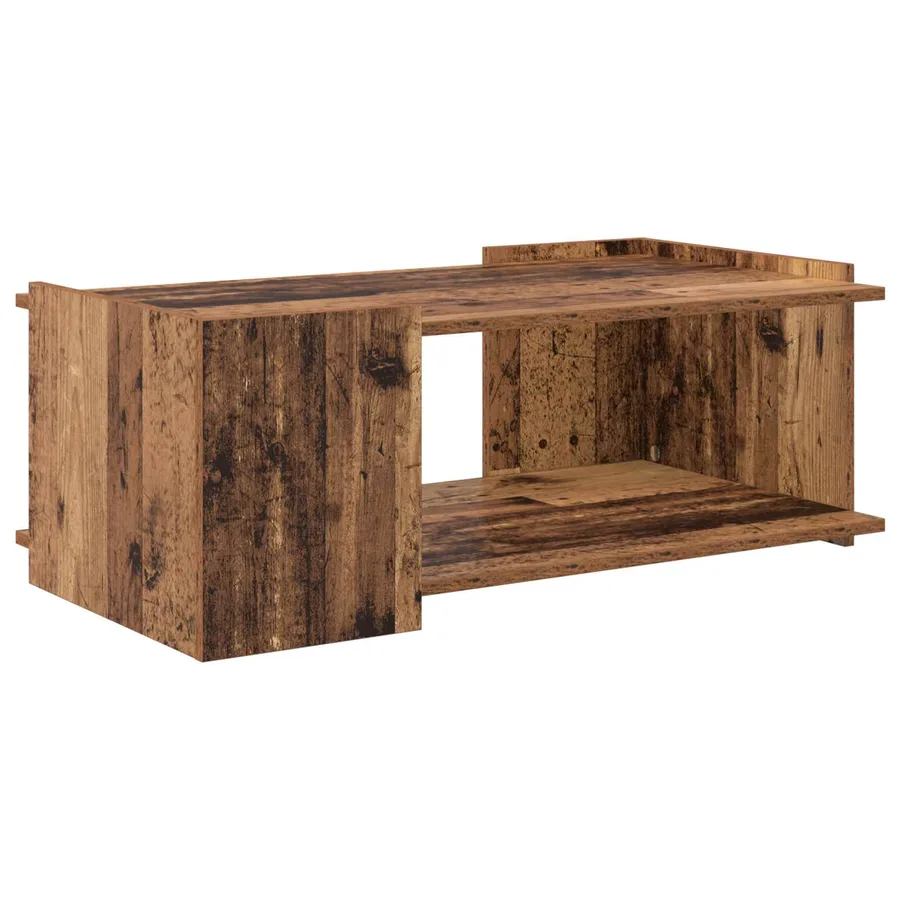 Table basse Bois ancien 90 x 50 x 33 cm Bois d'ingénierie - 2