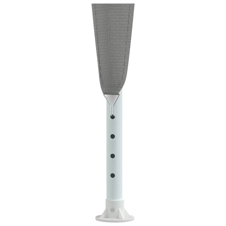 Tente de fête 200 x 200 x 240 cm Gris clair PE et acier - 6