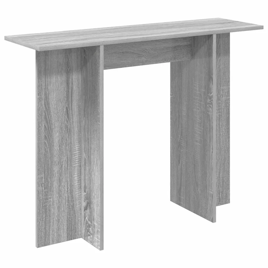 Table console Sonoma gris 100 x 30 x 75 cm Bois d'ingénierie - 2