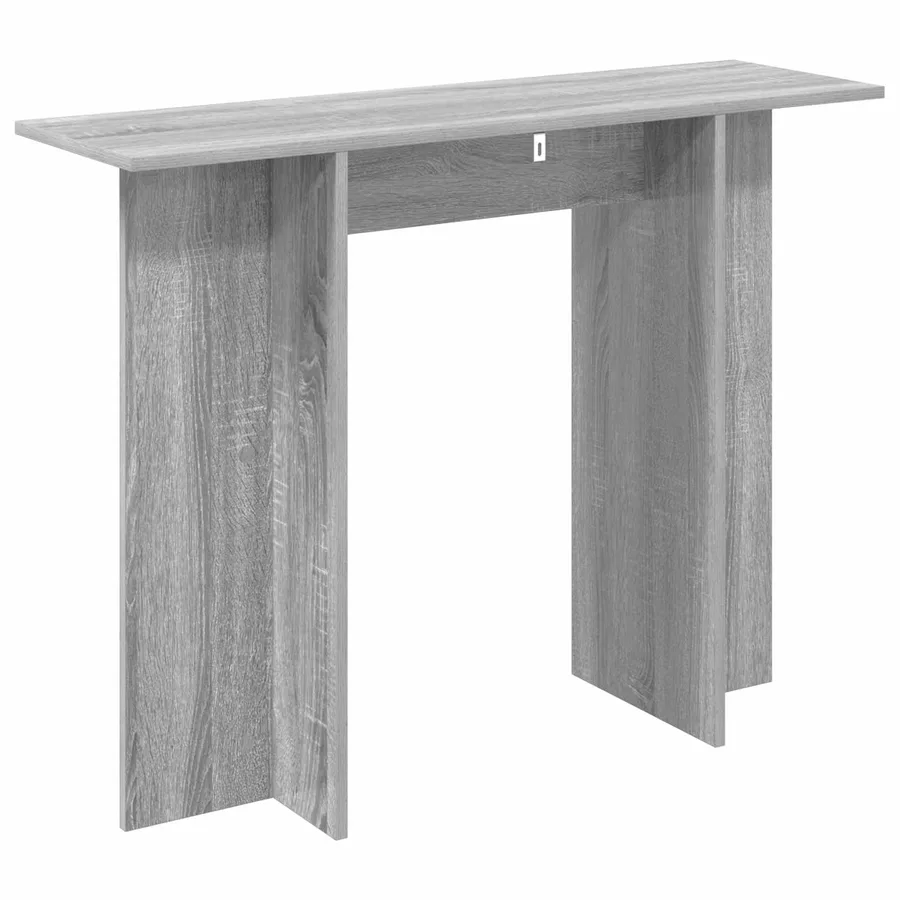 Table console Sonoma gris 100 x 30 x 75 cm Bois d'ingénierie - 7