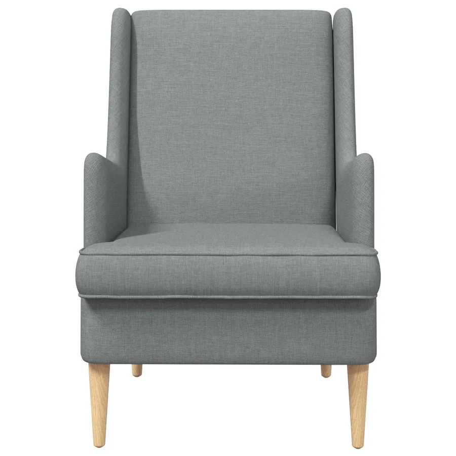 Fauteuil Gris clair Tissu - 4