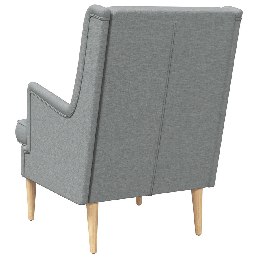 Fauteuil Gris clair Tissu - 6