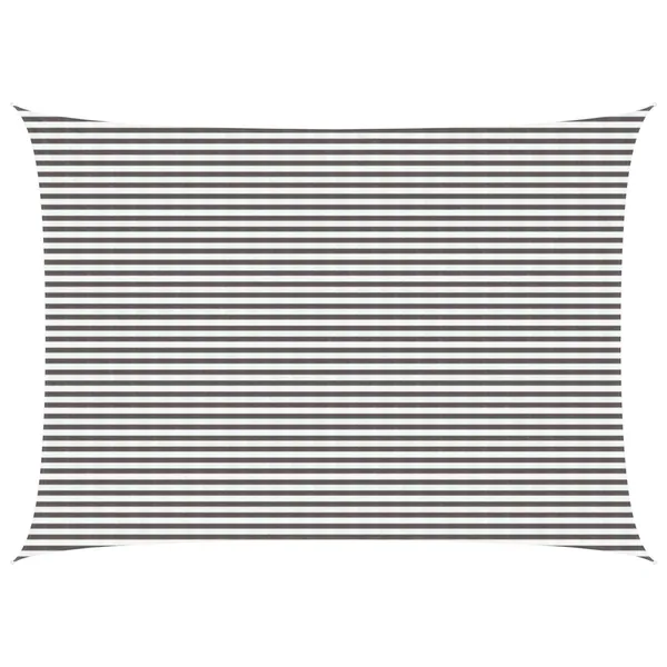 Voile d'ombre Gris clair et blanc 5 x 8 m HDPE