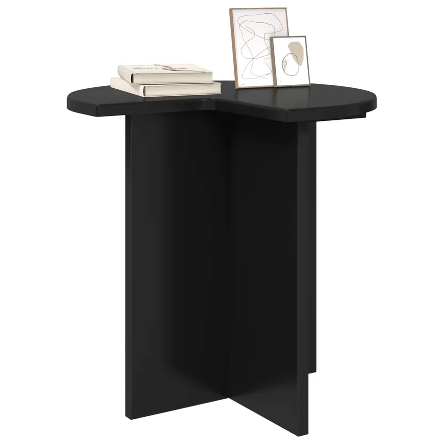 Table d'appoint 2 pcs Chêne noir Ø 39 x 38 cm Bois d'ingénierie - 3