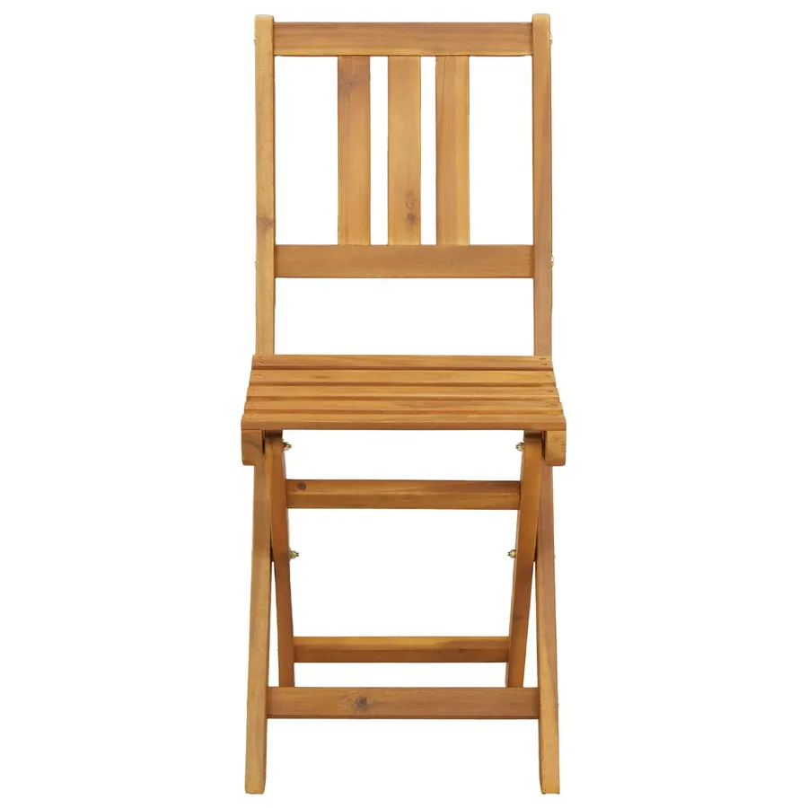 Chaises de bistrot d'extérieur 6 pcs Naturel - 5