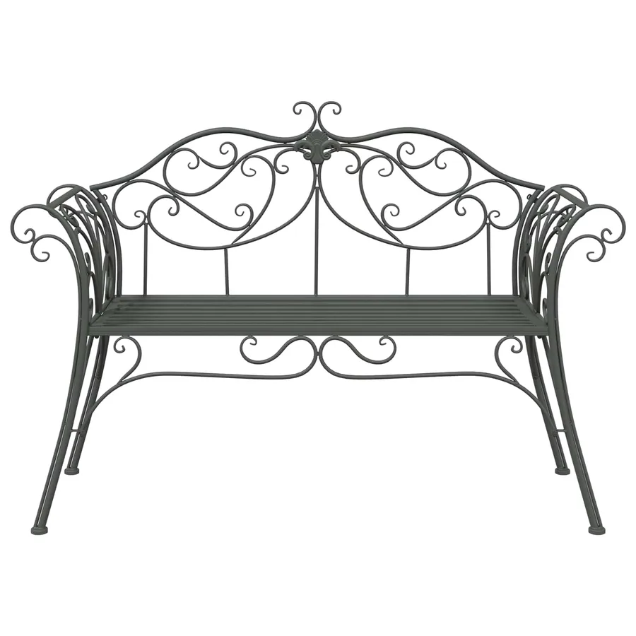 Banc de jardin 2-Nombre de places 130 x 47 x 90 cm Acier - 3