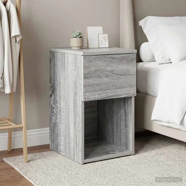 Armoire de lit Sonoma gris 29 x 31,5 x 49 cm Bois d'ingénierie