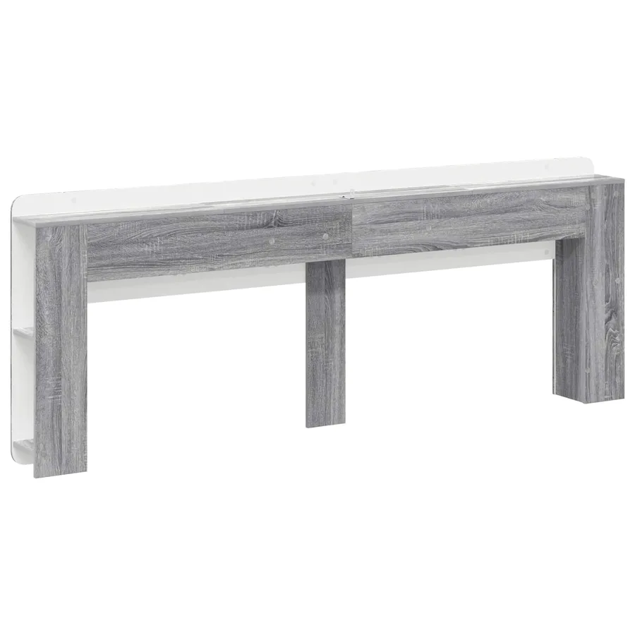 Cabinet de Tête de Lit Sonoma gris Bois d'ingénierie - 7
