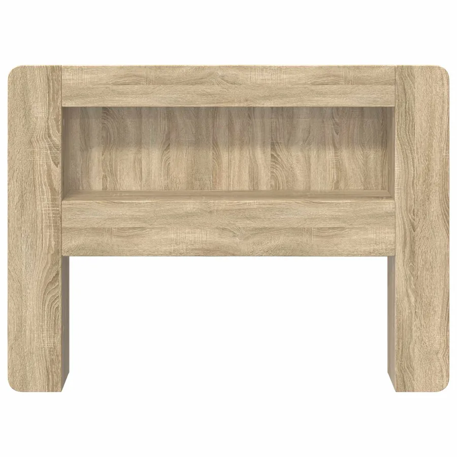 Cabinet de Tête de Lit Chêne Sonoma Bois d’ingénierie - 5