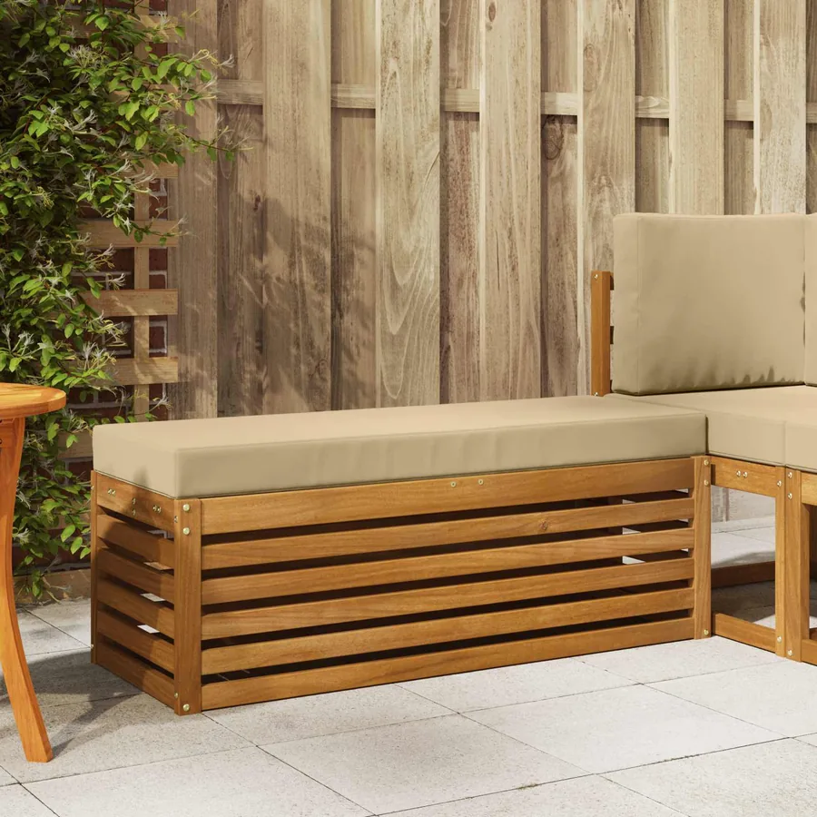Banc de Jardin Bois d'Acacia Massif Naturel
