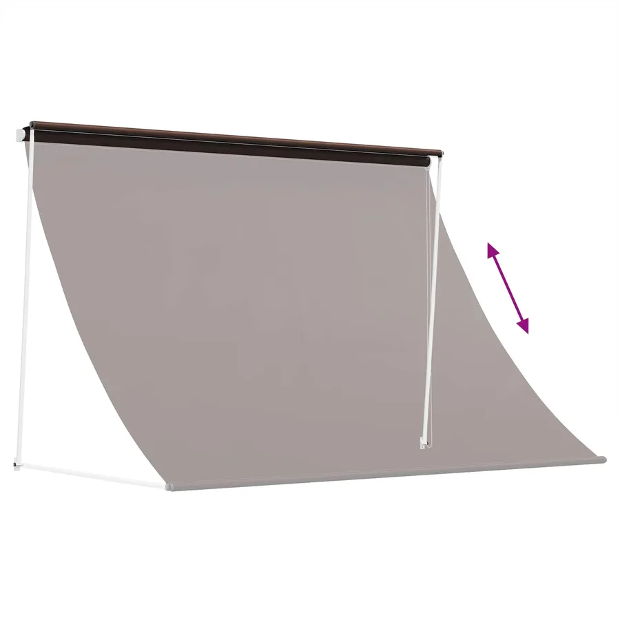 Auvent Marron 200 x 150 cm - 6