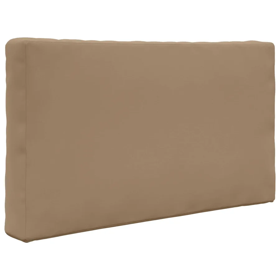 Coussin de canapé d'extérieur 3 pcs Taupe Polyester - 5