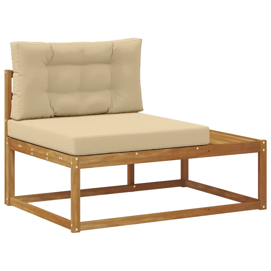 Ensemble de canapés d'extérieur Naturel et Beige - 6